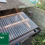 京都市上京区　波板張り替え工事