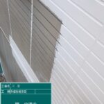 大阪府摂津市　屋根外壁塗装工事　外壁中塗り　プレマテックスウルトラMUKI