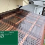 大阪府茨木市　ベランダテラス波板張り替え工事　完了