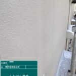京都府向日市　外壁塗装工事　外壁上塗り　アステックペイント　シリコンREVO