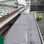 大阪府高槻市　2Fテラス波板張り替え工事　波板施工